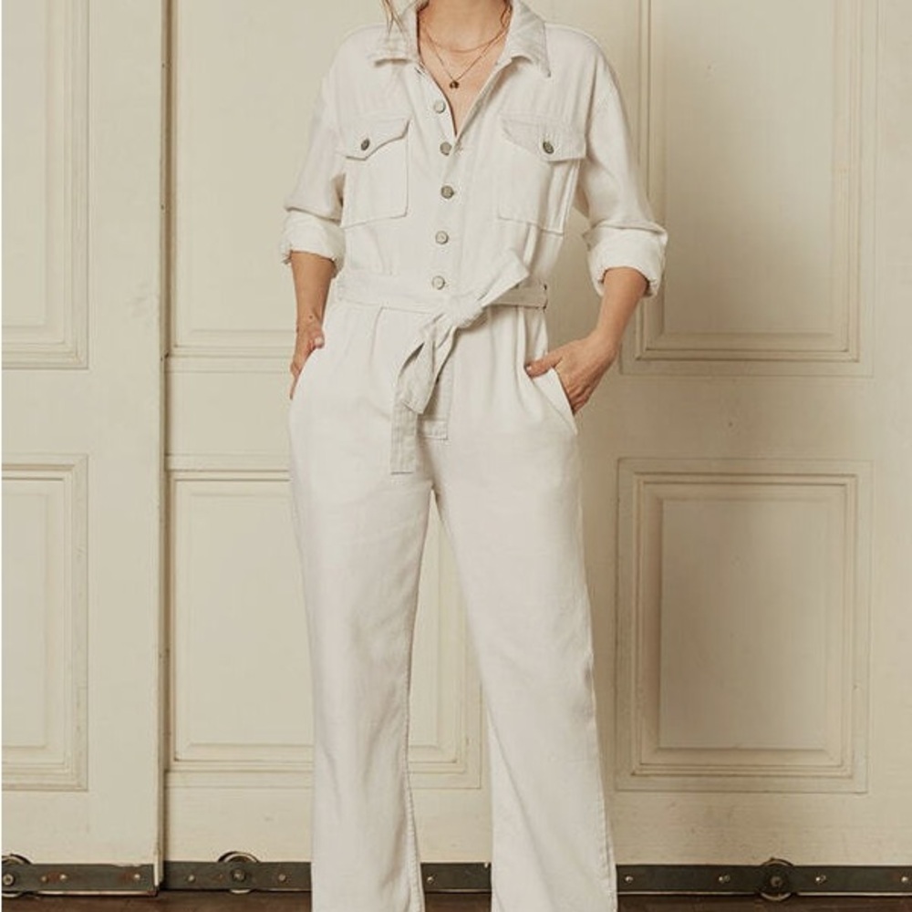 Boyish denim jumpsuit